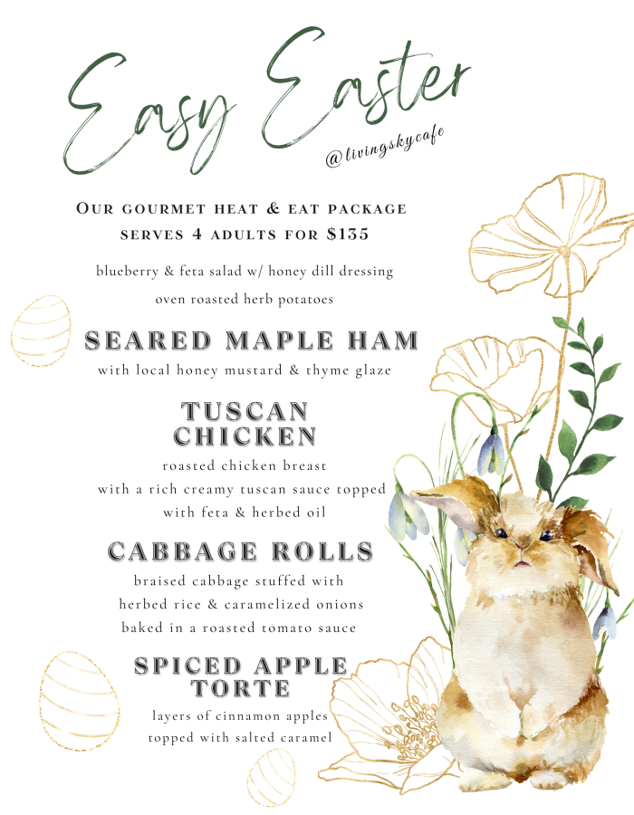 Easy Easter Menu