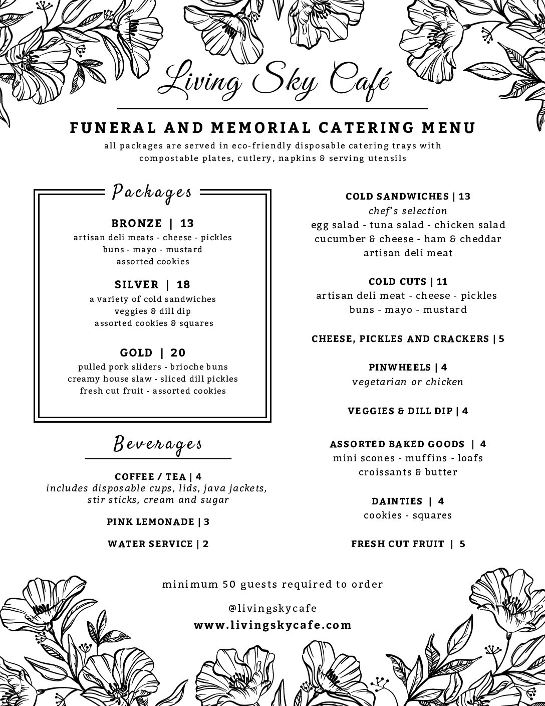 Funeral and Memorial Catering 2025