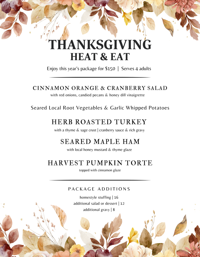 Thanksgiving Heat & Eat Thanksgiving Heat & Eat